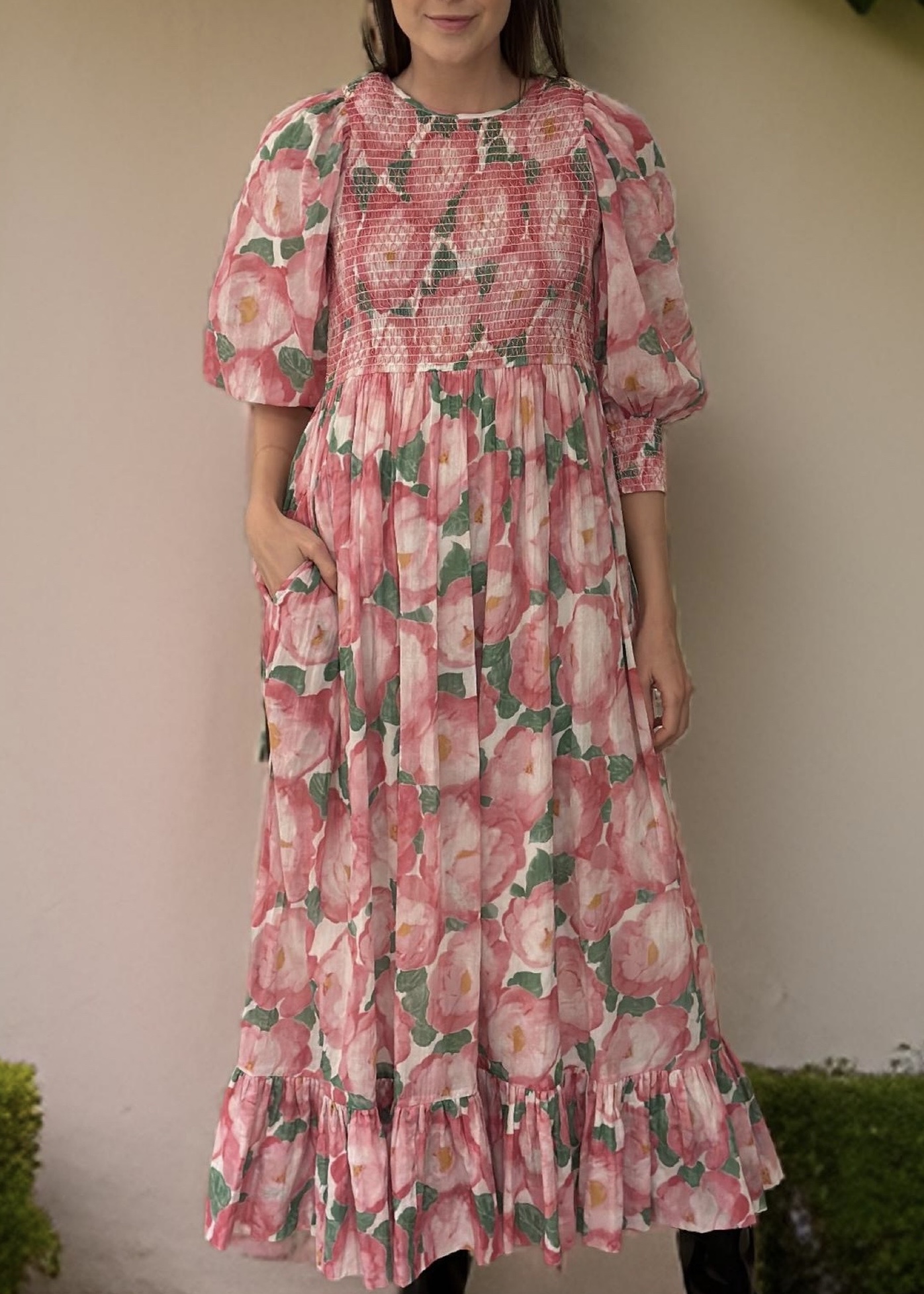 By timo smocking dress cheap